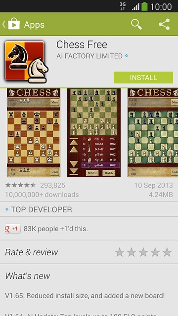 To install a free app:Press INSTALL.