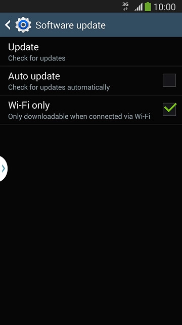 Press Update.If a new software version is available, it's displayed.Follow the instructions on the display to update your phone's software.
