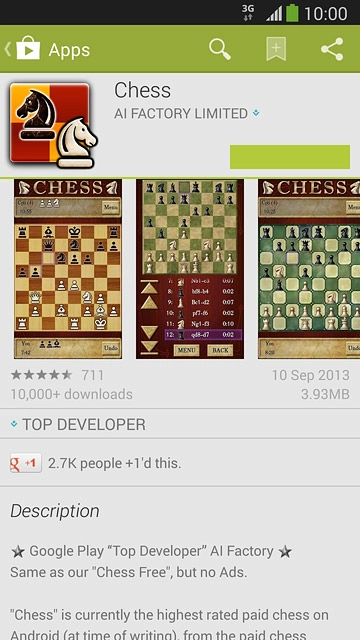 To buy an app:Press the price.