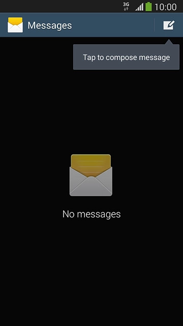 Press the new message icon.