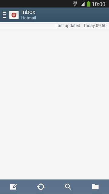 Press the menu icon.