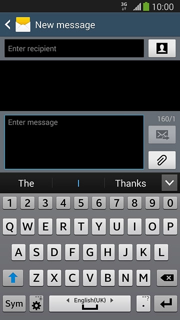Press and hold the field next to space until a pop-up menu is displayed.