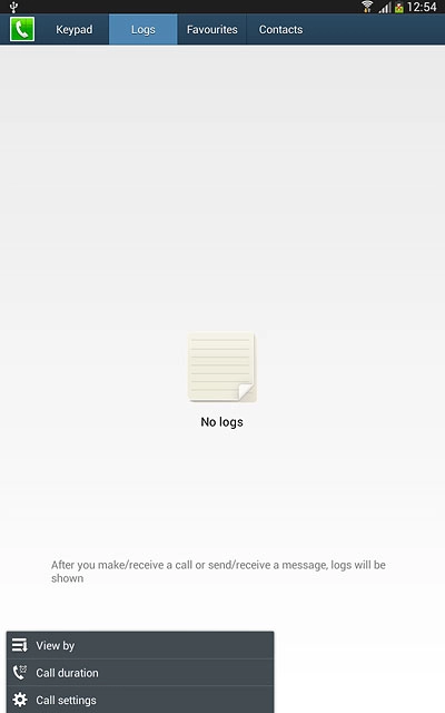 Press Call settings.