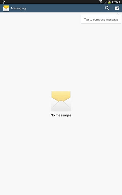 Press the new message icon.