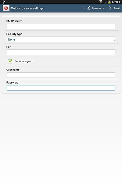 Press the field below 