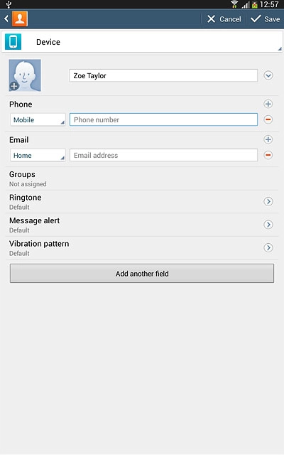 Press Phone number and key in the required phone number.