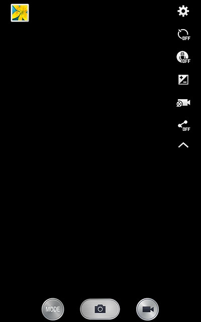 Press the settings icon.