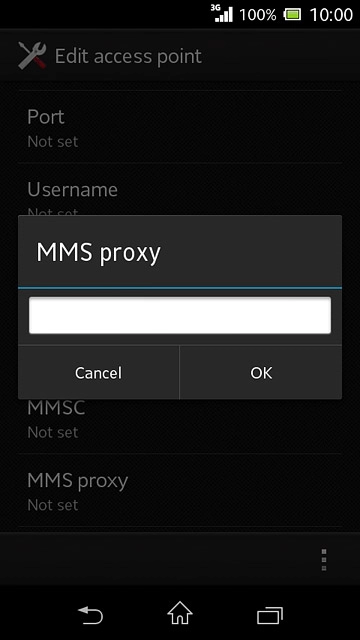 Key in 10.202.002.060 and press OK.