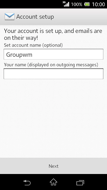 Press the field below 