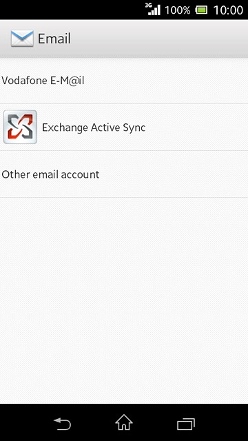 Press Other email account.