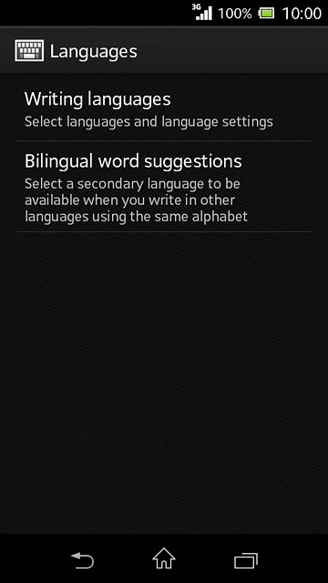Press Writing languages.