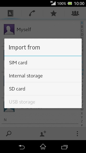 Press SIM card.