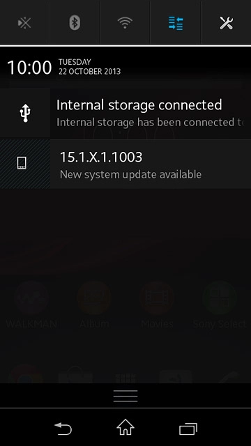 Slide your finger down the display starting from the top edge of your phone.Press the mobile data icon to turn the function on or off.