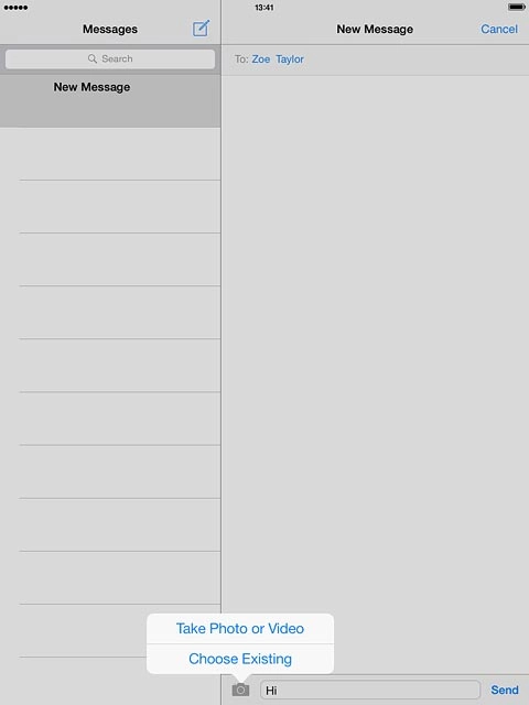 Press Choose Existing.Go to the required folder.