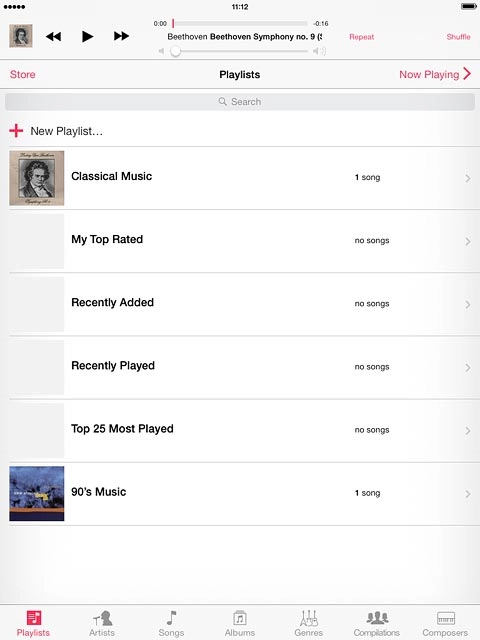 Press New Playlist....
