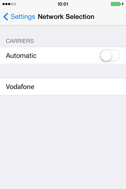 Your phone searches for networks within range.Press the required network.Your display will tell you if you've access to the network you've chosen.
