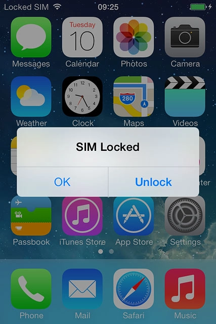 Slide your finger right on the display.Press Unlock.