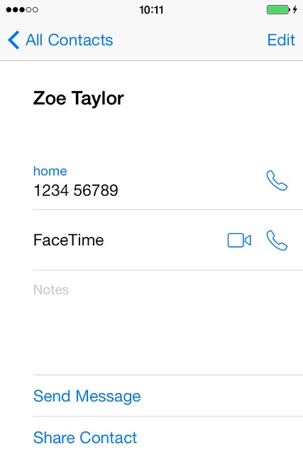 Press the required number.