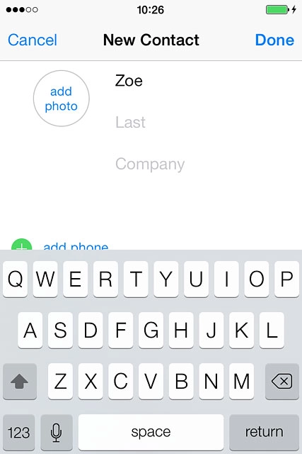 Press Last and key in the required last name.