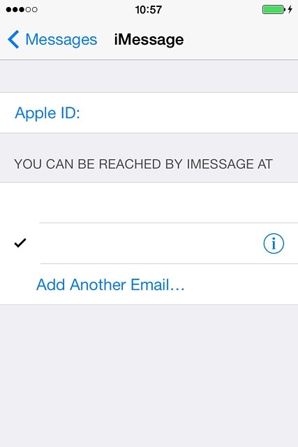 Follow the instructions on the display to log on.Press Add Another Email....