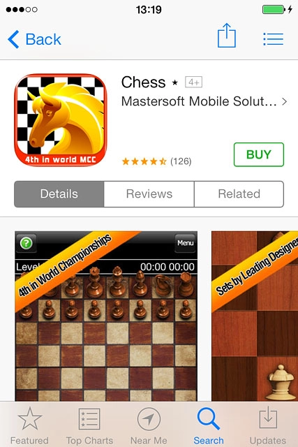 Press BUY.Log on to App Store if you're asked to do so.Follow the instructions on the display to install the app.