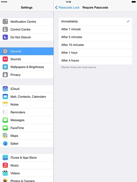 Press Immediately or the required interval.