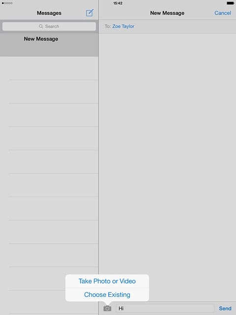 Press Choose Existing.Go to the required folder.