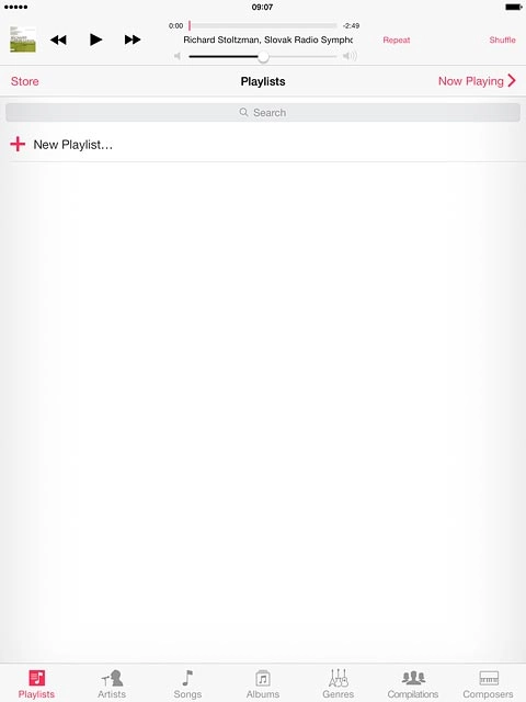 Press New Playlist....