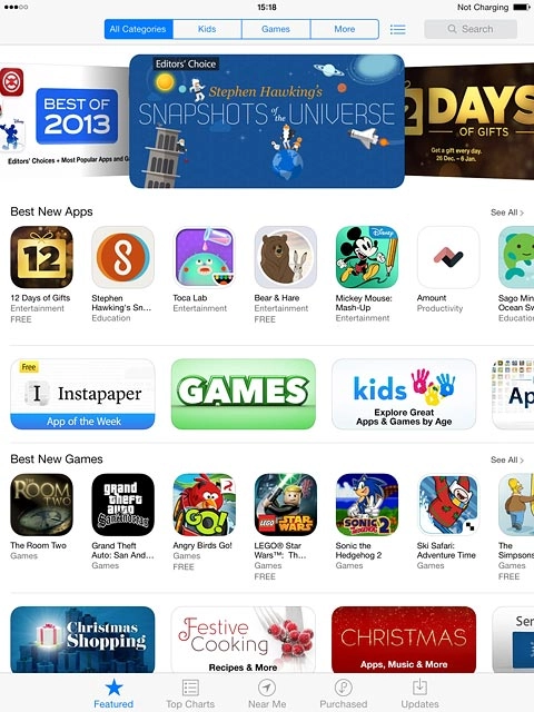 To search by category:Press Featured.