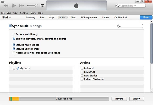 Click the required category.Follow the instructions on the screen to select the required settings.