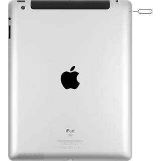 Turn the back of your tablet towards you.Insert the opener for the SIM holder into the small hole in the SIM holder on the side of your tablet.