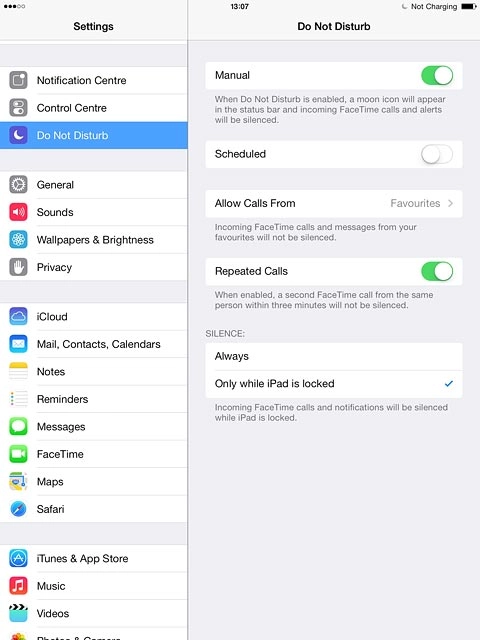 To immediately set your tablet to silent mode:Press the indicator next to 
