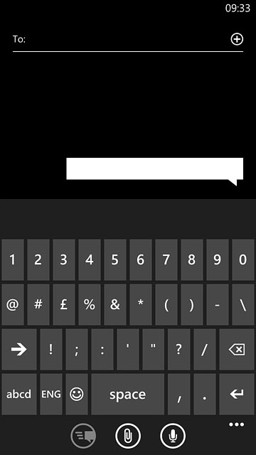 Press arrow right to see more symbols.