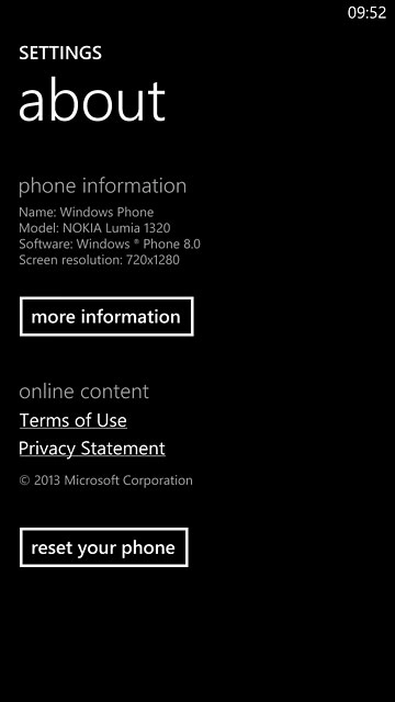 Press reset your phone.