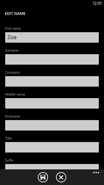 Press the field below 