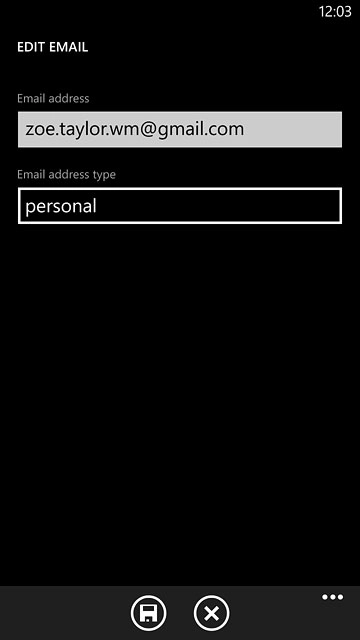 Press the save icon.