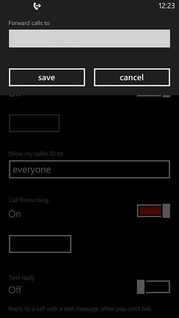 Key in +61414121121 and press save.