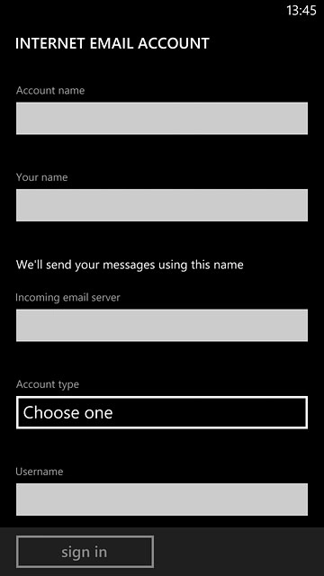 Press the field below 