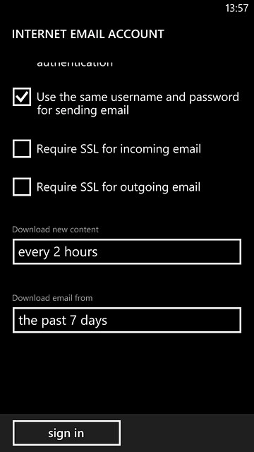 Press the field below 