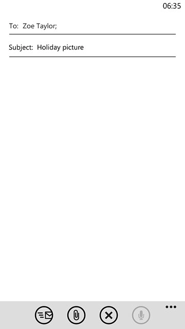 Press the text input field and write the required text.