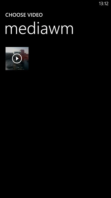 Press the required video clip.