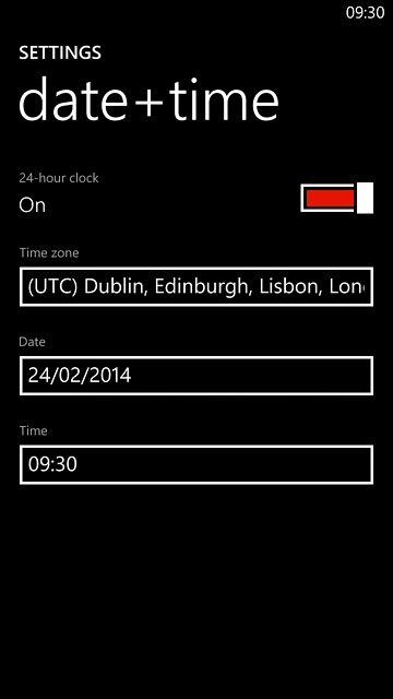 Press the field below 
