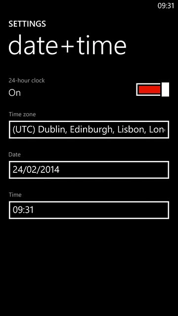 Press the field below 