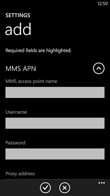 Press the field below 