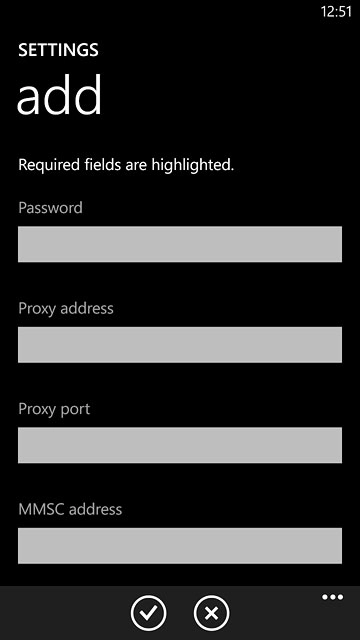 Press the field below 