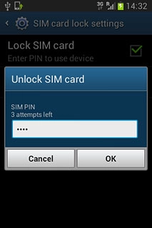 Key in your PIN and press OK.