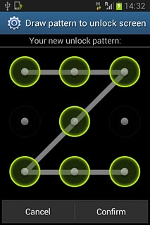 Repeat the selected phone lock code and press Confirm.Follow the instructions on the display to key in a back up code if you should forget the phone lock code.