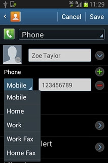 Press the required number type.
