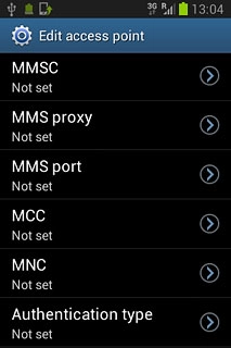 Press Authentication type.
