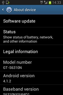 Press Software update.